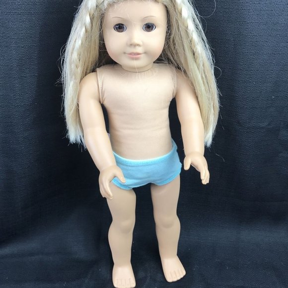 American Doll Kailey Hopkins Snow /winter Outfit 18" Blonde Brown Eyes - Picture 6 of 11
